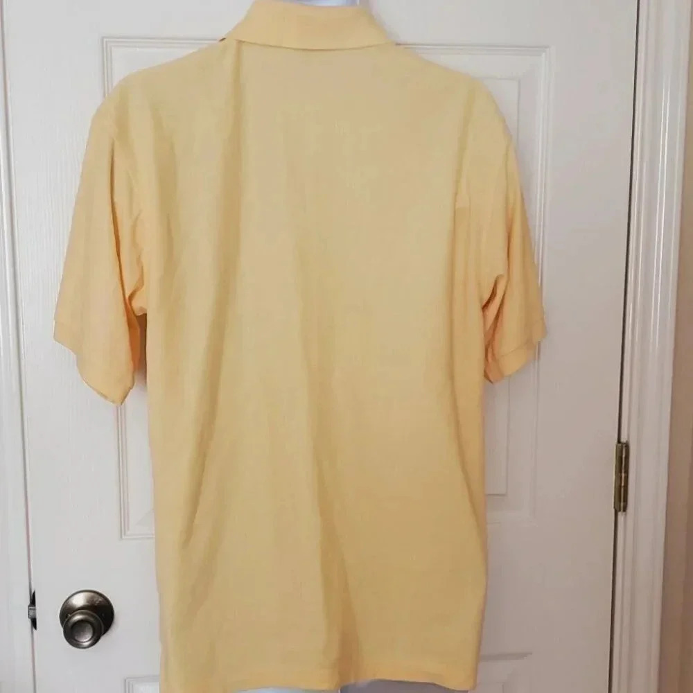 HARD ROCK Hotel POLO yellow SHIRT Mens Size M - Picture 4 of 8